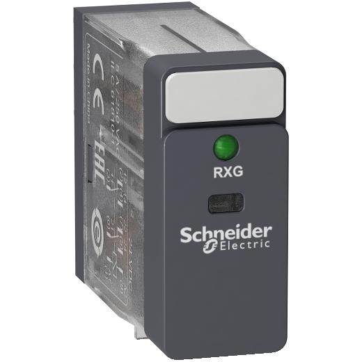 SCHNEIDER ELECTRIC RXG23BD interface plug-in relay - Zelio RXG - 2 C/O standard