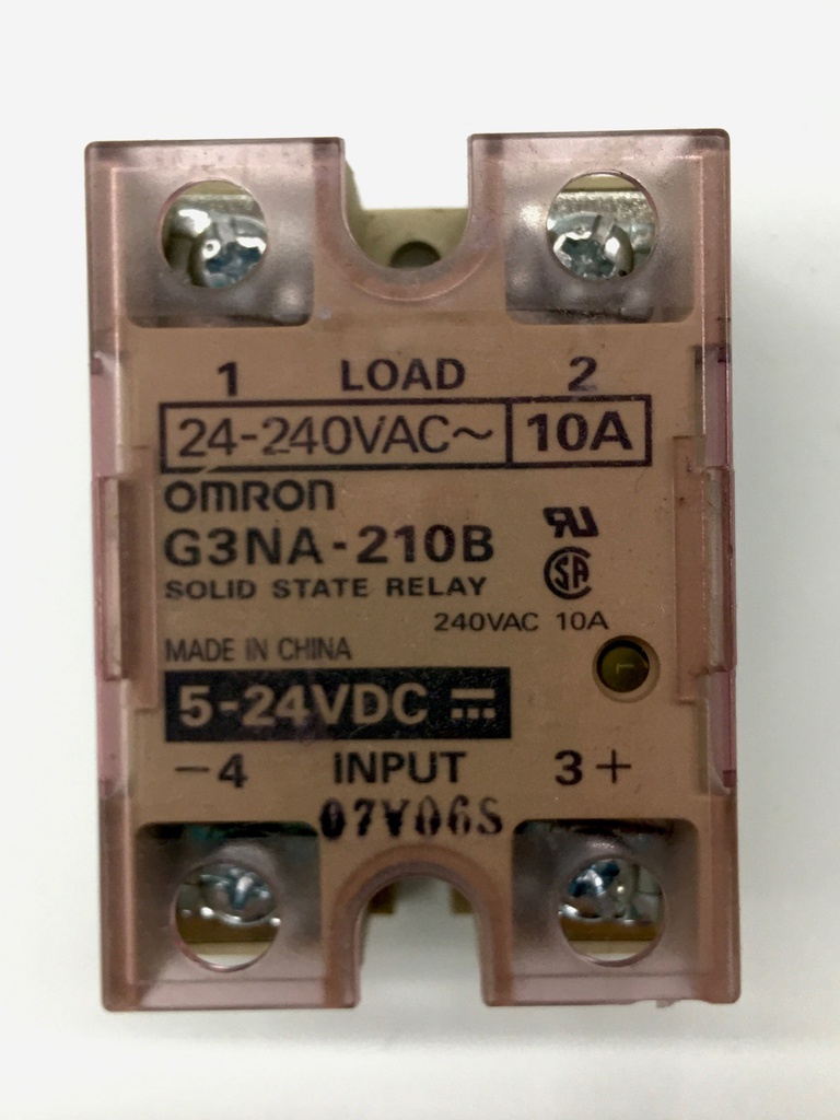 OMRON G3NA-210B-DC5-24 [2]  Solid State Relay, Hockey Puck, SPST-NO, 10 A