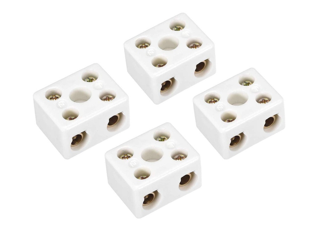 INDUSMART 30X35-2PIN-CERAMIC-CONNECTOR  Terminal Block Ceramic Connector