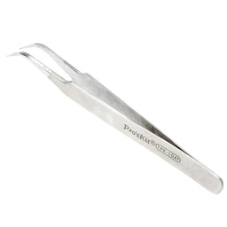 [1PK-104TPRO] PRO'SKIT 1PK-104T  Fine Tip Curved Tweezer (120mm)